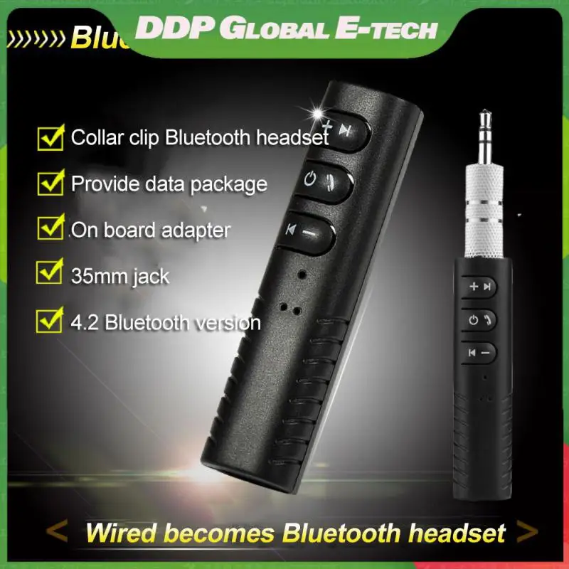 

Handsfree Mp3 Audio Adapter 3.5mm Wireless Music Adapter Receiver For Headphone Portable Aux Receiver 4.2