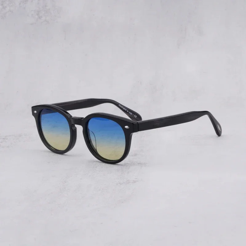 Oliver Gregory Peck солнцезащитные очки женские ацетатные круглые поляризационные