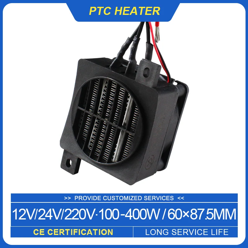 Thermostatic Ptc Fan Heater Heating Element Electric Heater Small Space Heating