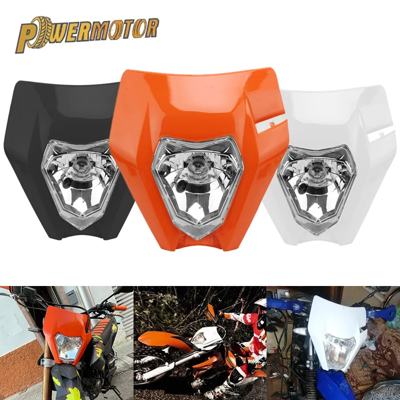 

Motorcycle Head Light Headlight Headlamp Lamp For KTM EXC EXCF SXF SX XC XCW XCF XCFW 125 150 250 350 450 530 Supermoto