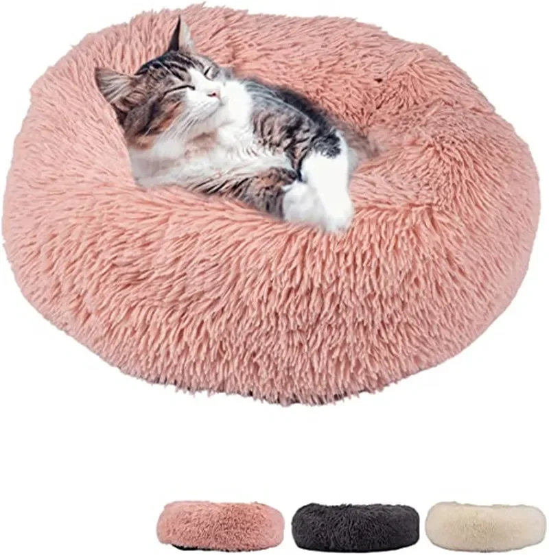 

VIP Link Round Large Dog Sofa Bed Washable Pet Bed Cat Bed Mats Winter Warm Sleeping Net Cushion Dogs Supplies