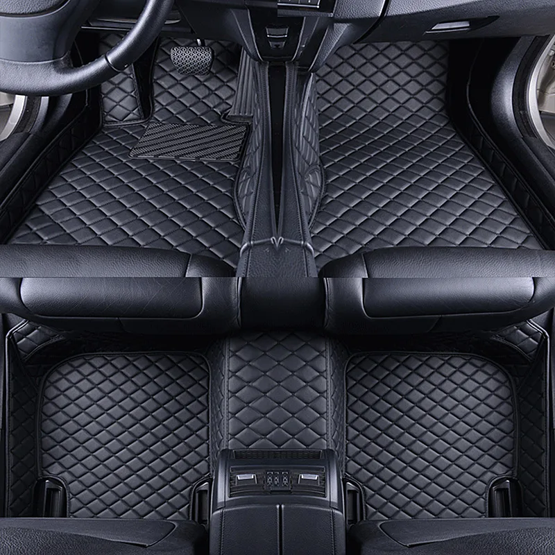 

Custom Car Floor Mats For Opel Corsa d 2007-2014 Luxury Leather Floor Durable Rugs Full Protector Auto Accessories Foot Carpet