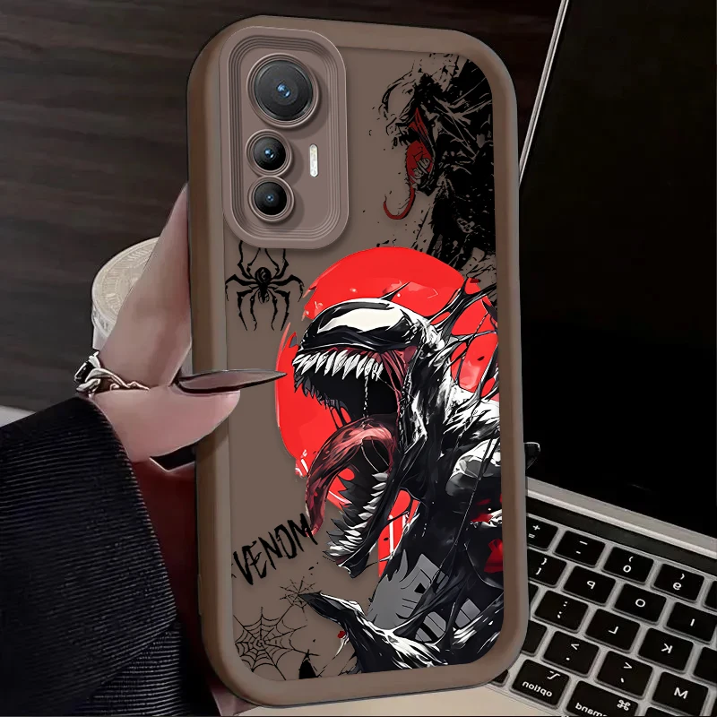 Фото Мягкий чехол Cool Marvel Venom для Xiaomi Poco X7 X6 X5 X3 NFC F7 F6 F5 F3 M7 M6 Pro 4G 5G Mi 12 11 Lite NE 5G 13T 12T 11T 14T Pro №5