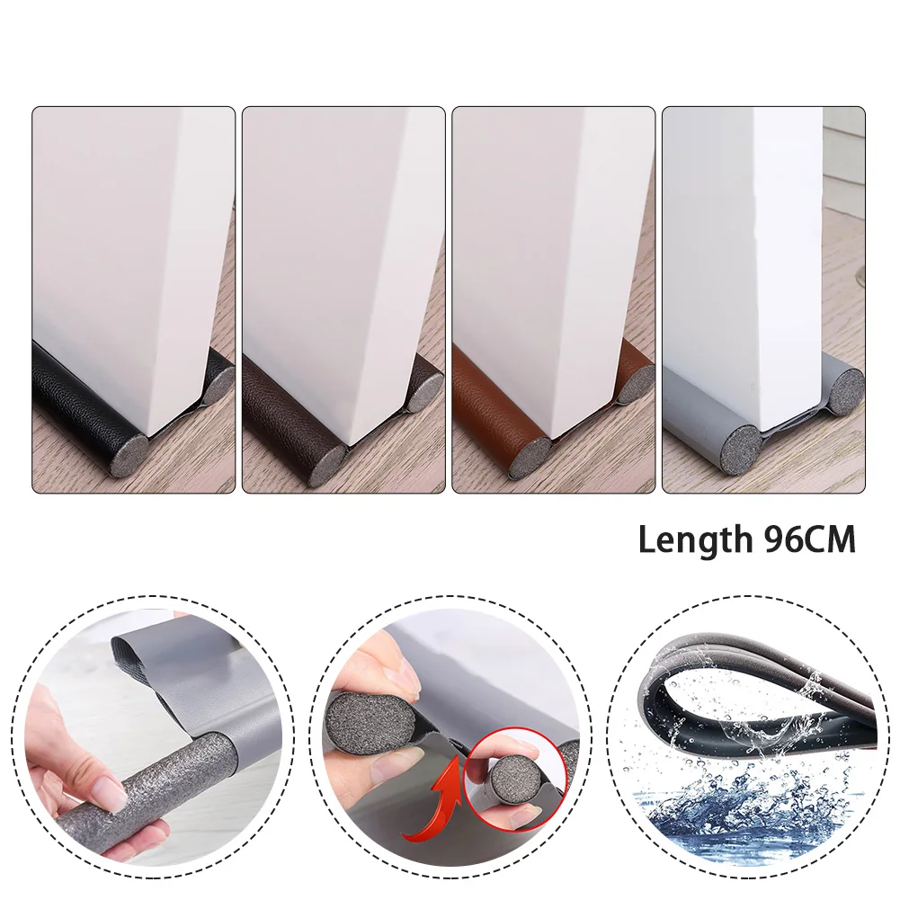 

96cm Door Sealing Strip Water-Proof Edge Banding Tape For Draught Excluder Stopper Door Bottom Protect Floor Home Hardwares