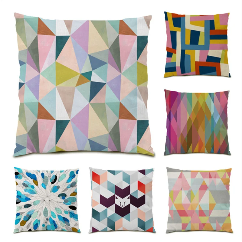 

Decoration Home Decor Textiles Decorative Pillowcase Sofas for Living Room Polyester Linen Ultra Soft Velvet Cushion Cover E0580