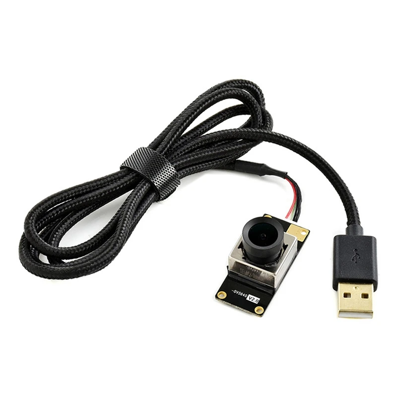 

USB-камера OV5640 с автофокусом для Raspberry Pi 4B/3B +/3B, совместима с WIN7/10 без драйвера