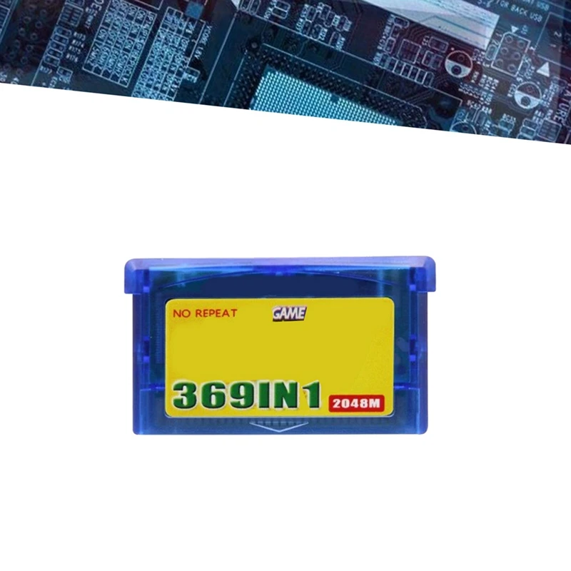 Игровой картридж 369 в 1 для игровой консоли GBA Game Boy Advance комбинированная карта на