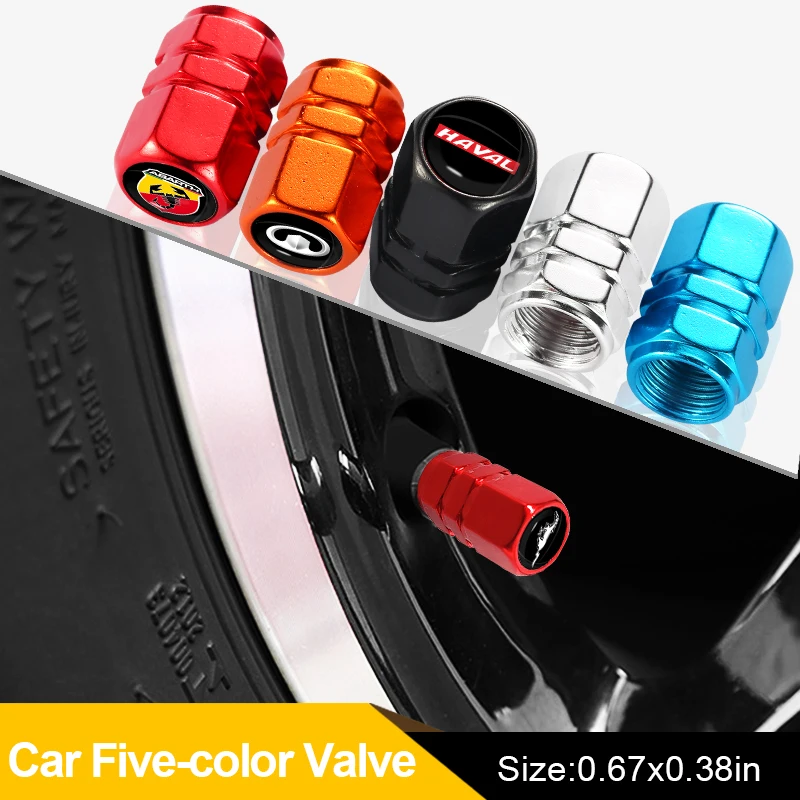 

4pcs Metal Car Wheel Tire Valve Cap Auto Airtight Valve Covers for Peugeot 308 408 508 RCZ 208 3008 2008 Car Accessories Oem