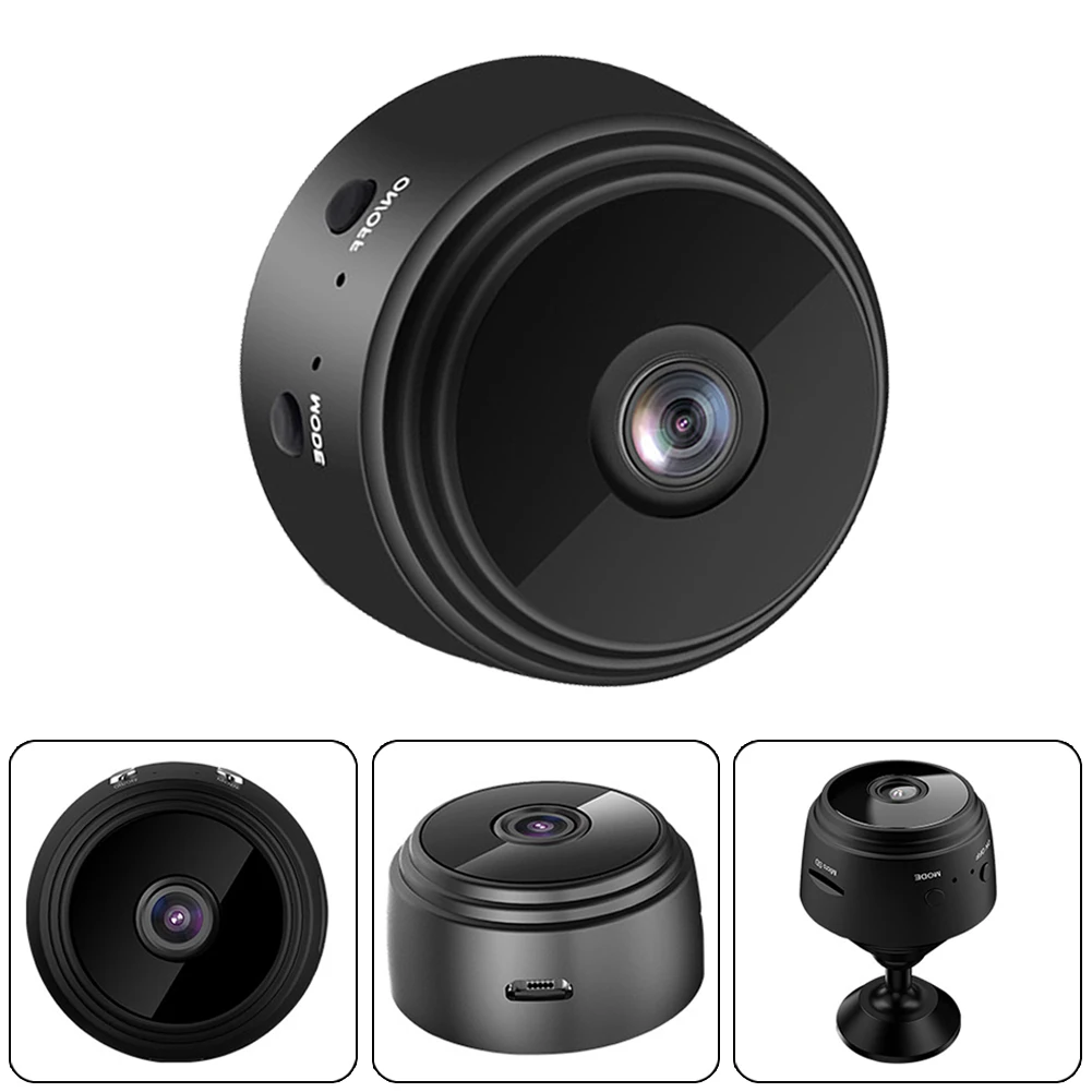 

Practical To Use Camera Wireless 4.4*2.4cm Infrared Sports Aerial Portable Efficient Operation Without Jamming