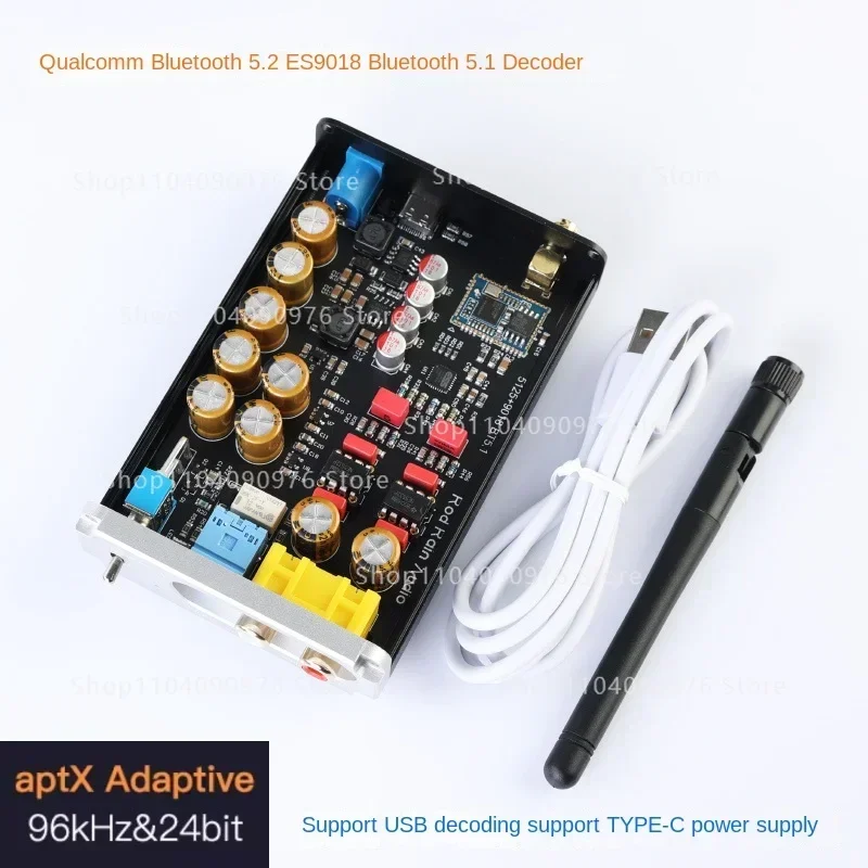 Фото Bluetooth 5.2 Audio Bluetooth ES9018, плата декодирования без потерь APTX HD, беспроводной аудиоприемник LD (не 5.1) №2