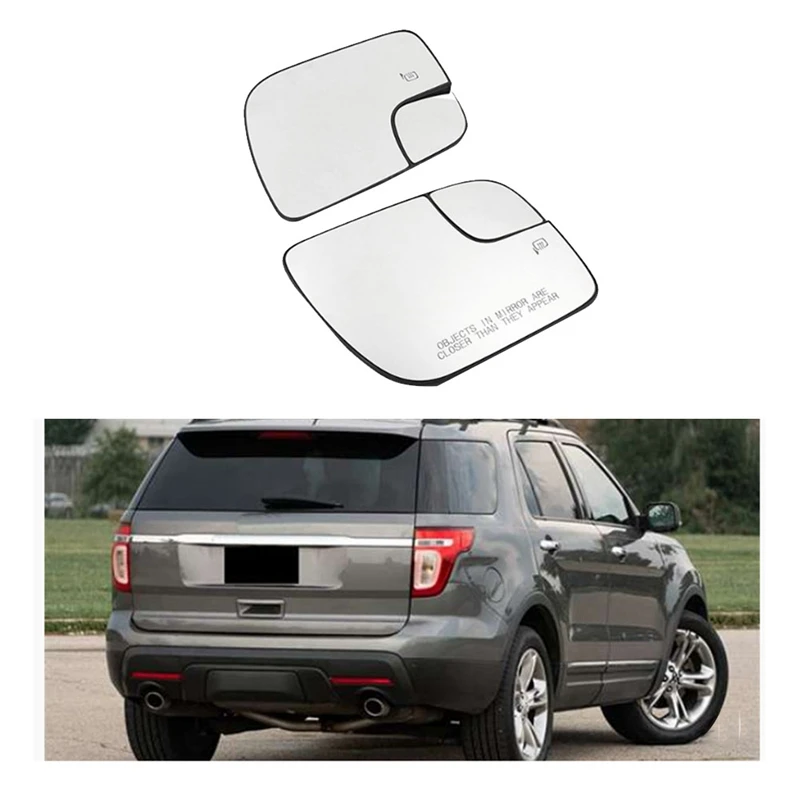 

Car Side Mirror Glass Heated For Ford Explorer 2011-2018 BB5Z17K707M BB5Z17K707B
