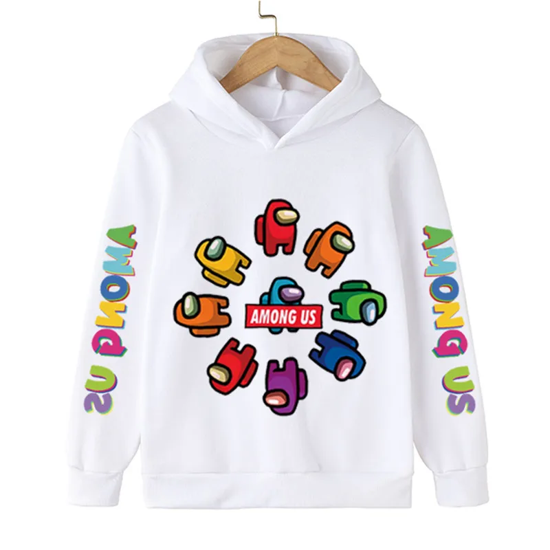 

Autumn Fashion Kids Girls Print Hoodie 4-14 Years Anime Cartoon Print Long Sleeve Pullover Pocket Long Straight Hoodie Clothing