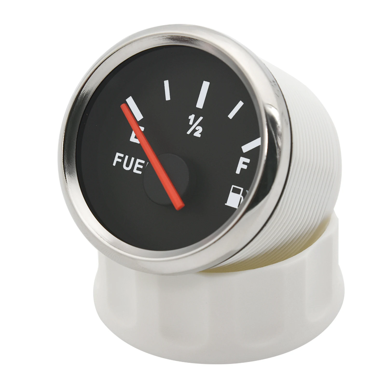 AD 52mm Waterproof Car Boat Fuel Gauge with Red Backlight for 0~190 ohm Water Level Sensor Universal Truck RV |