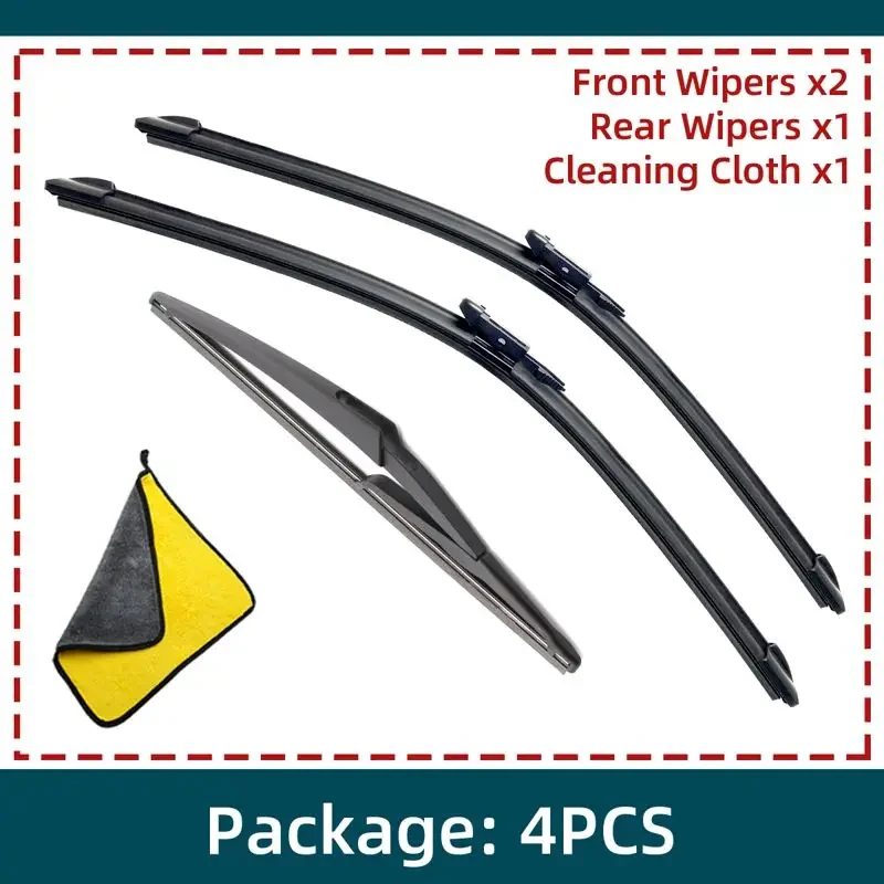 

Щетки стеклоочистителя автомобиля подходят для Nissan Qashqai J10, щетки заднего стеклоочистителя, мягкая резина, авто переднее лобовое стекло