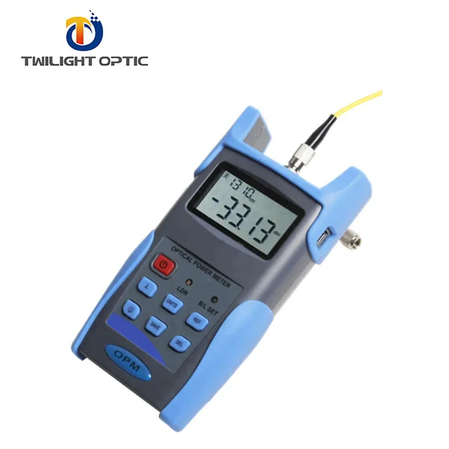 

High quality handheld fiber optic power meter For FTTH solution