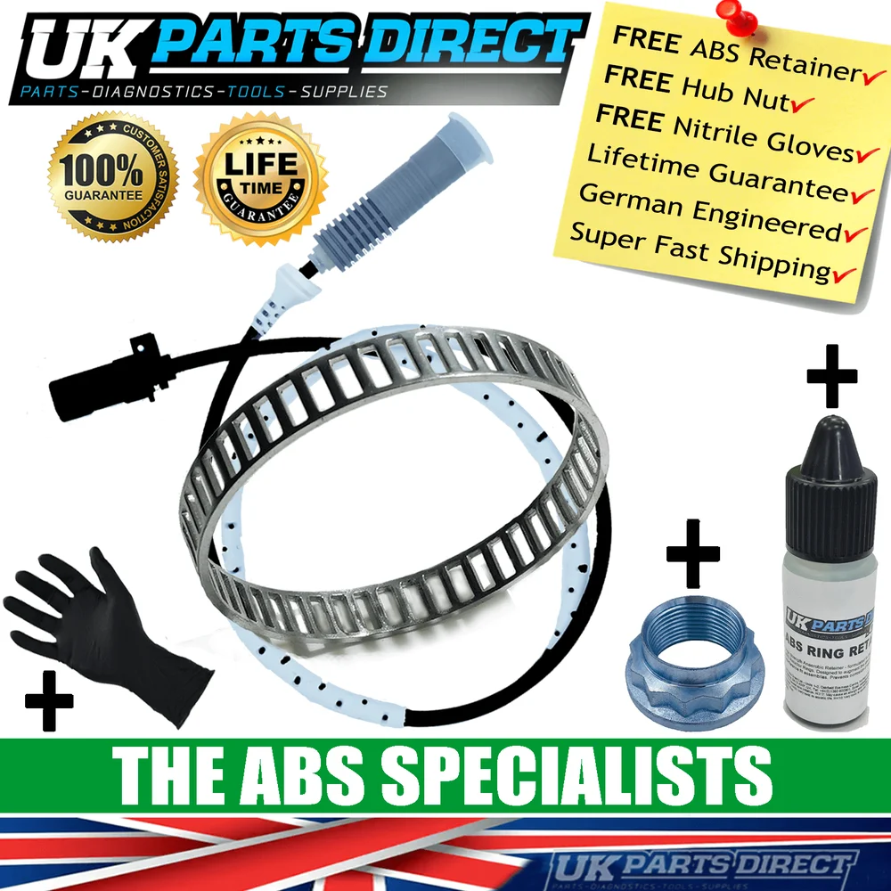 

ABS Reluctor Ring & ABS Sensor Kit for BMW 1 Series (E8X) [Active Steering] REAR
