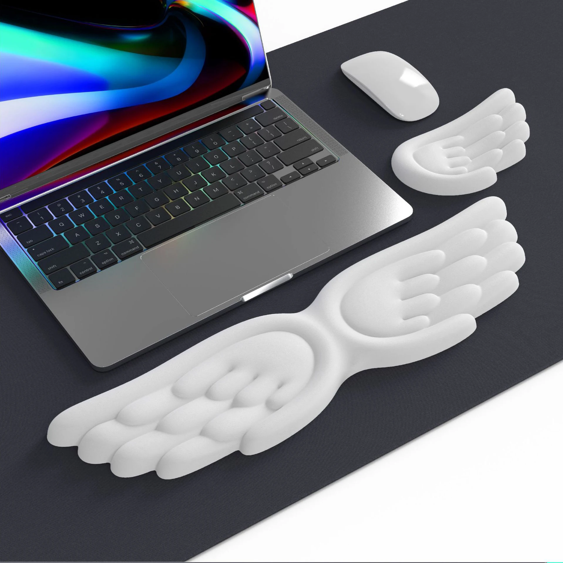 

Angel Wing Wrist Rest for Computer Keyboard Mouse Laptop Memory Foam Mouse Cushion Support Pad Wrist Support Mechanical Keyboard