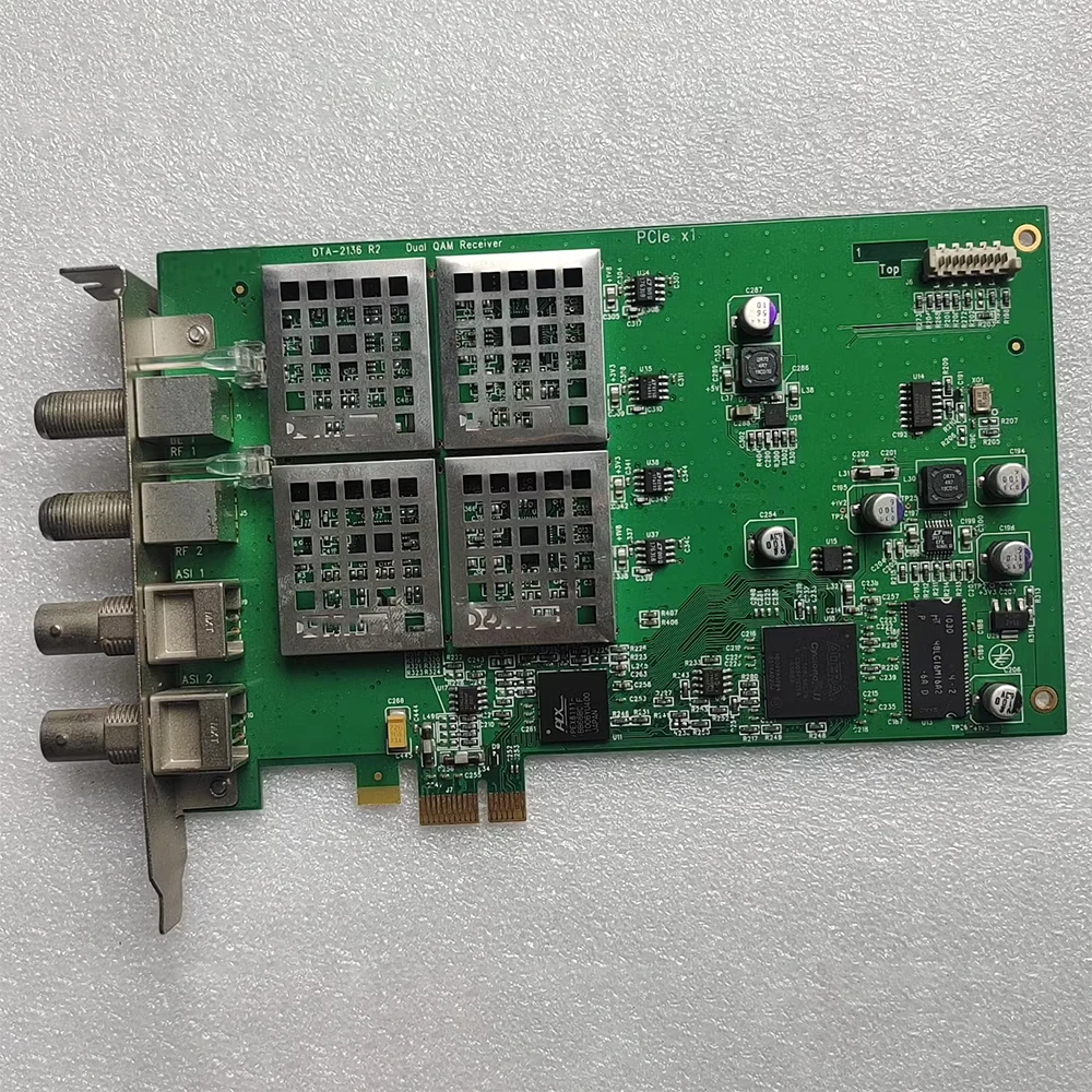 Для DekTec DTA-2136 R2 Me-dical Equi-pment Карта сбора данных видеоизображения Двойной QAM-приемник