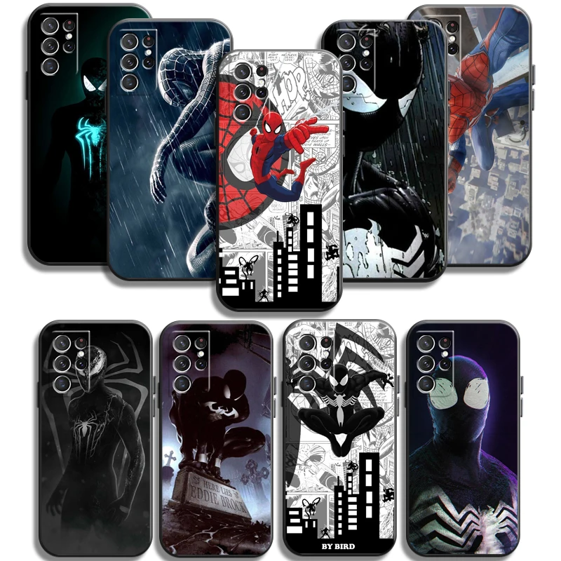 

Marvel Spiderman Phone Cases For Samsung Galaxy A31 A32 A51 A71 A52 A72 4G 5G A11 A21S A20 A22 4G Coque Funda Back Cover