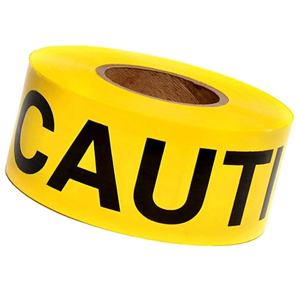 

1 Roll of Street Barricade Caution Tape Halloween Party Decorative Caution Tape Danger Warning Tape