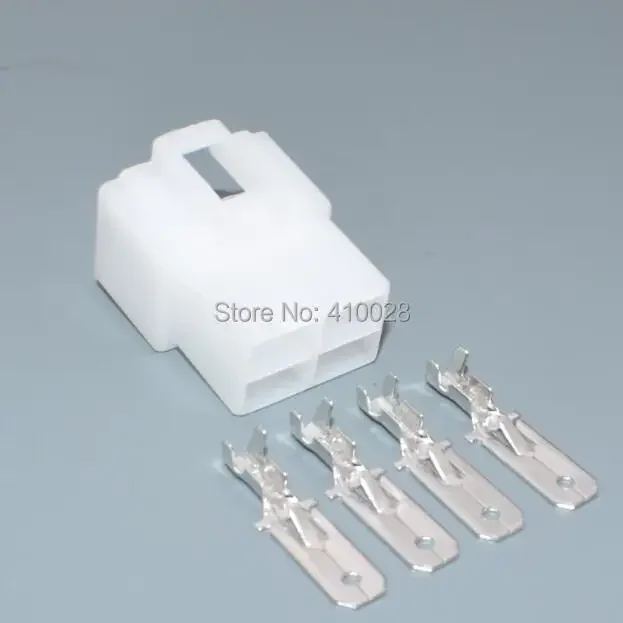Shhworldsea 4-контактный 6 3-мм автоматический пластиковый разъем для хохонной вилки