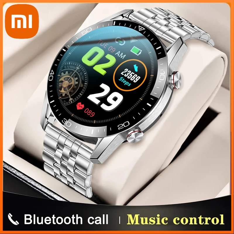 

Xiaomi Reloj Fashion Full Circle Touch Screen Mens Smart Watches IP68 Waterproof Sports Fitness Watch Luxury Smart Watch for Men