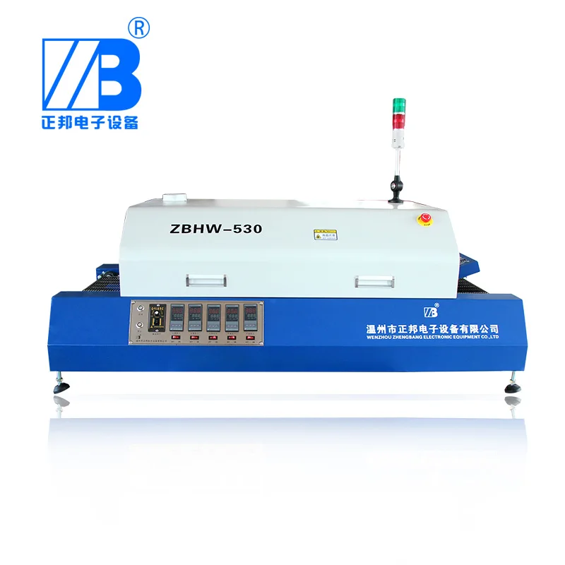 

High Precision Factory Directly Supply Five Zones(Up 2, Down 3)Infrared SMT Soldering Reflow Oven