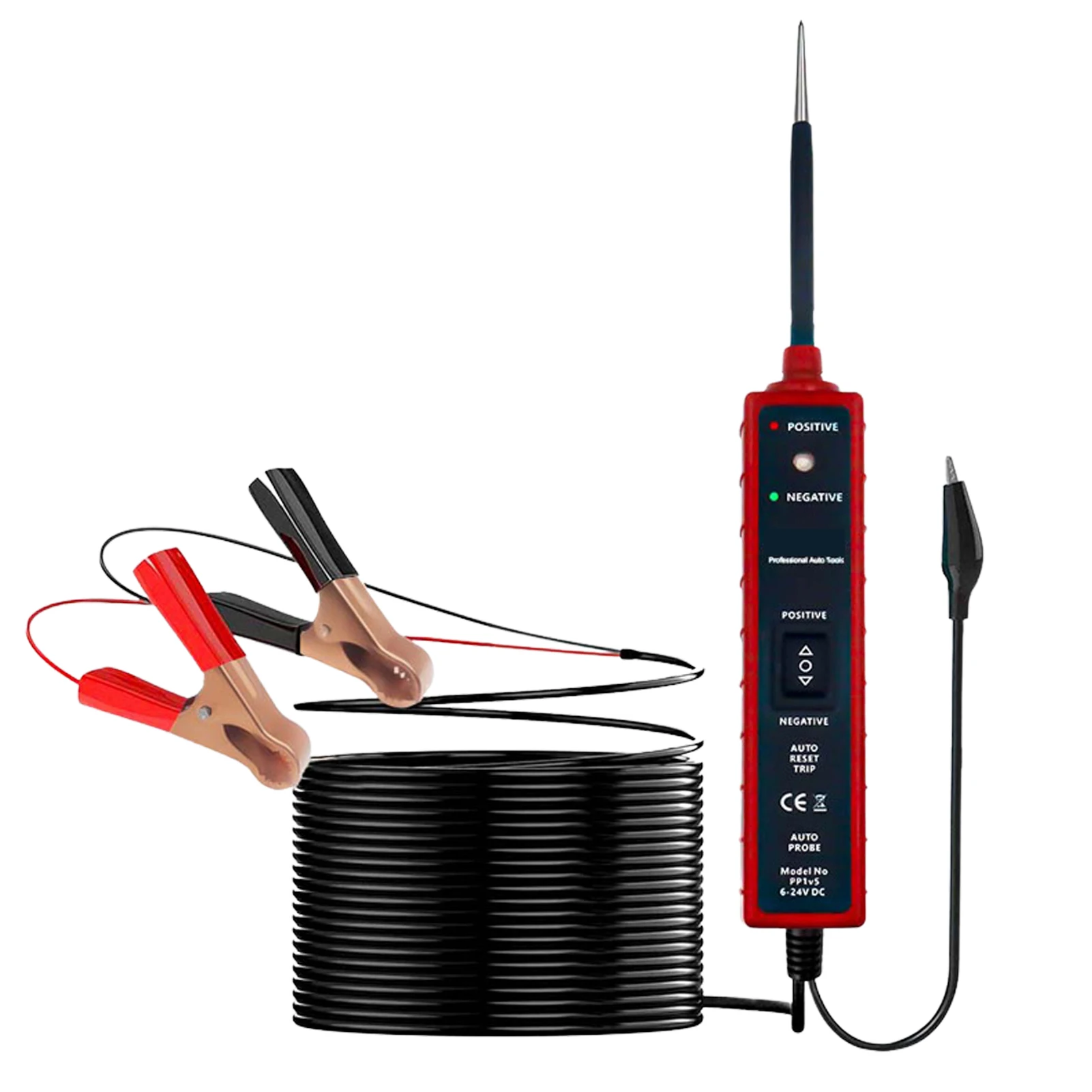 

Car Volt Meter Tester Electric Tester Pen Multifunctional Electrical Diagnostic Tool Detector 6-24V Digital Display Car