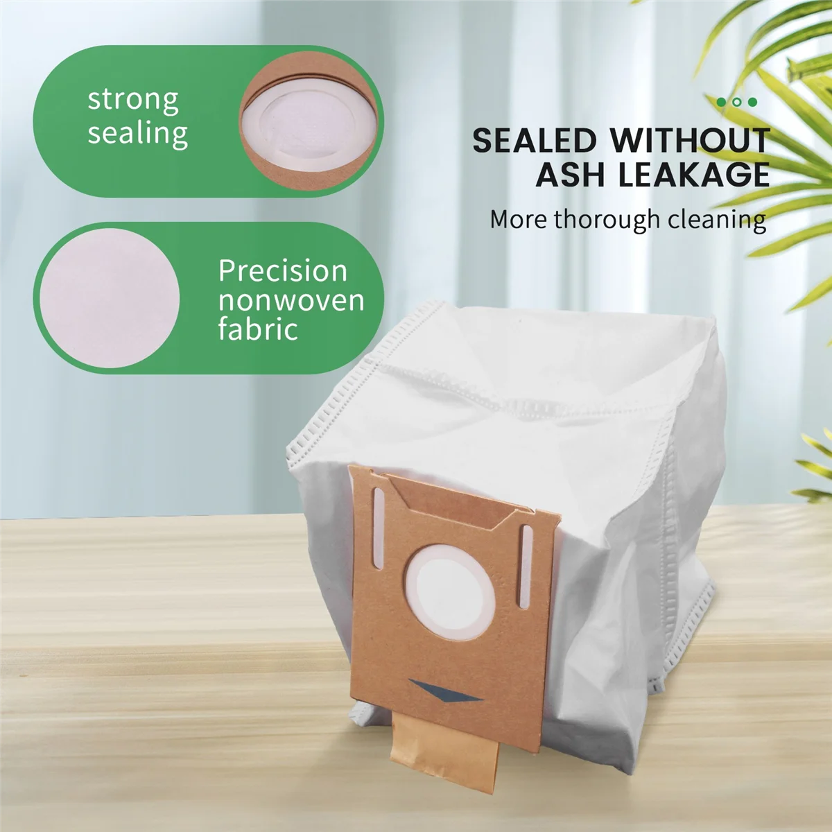 10 упаковок вакуумных мешков для пыли Ecovacs DEEBOT OZMO T8 AIVI Max Series T9 N8 Pro Plus Robot Vacuum Part