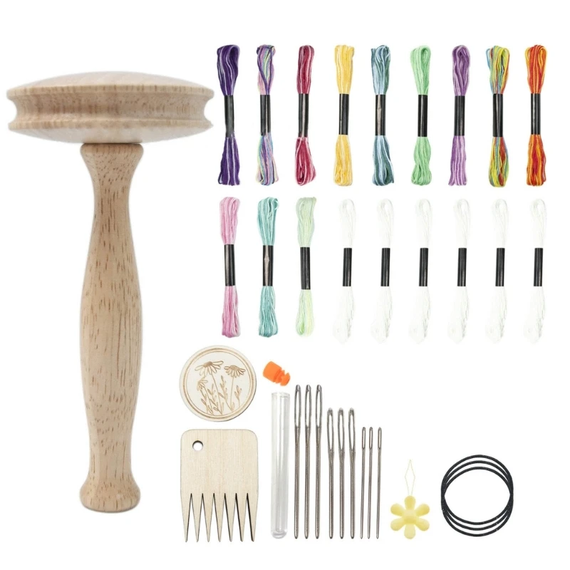 

Darning Mushroom Cute Wooden Sewing Tool Repair Make Mending with Sewing Needle