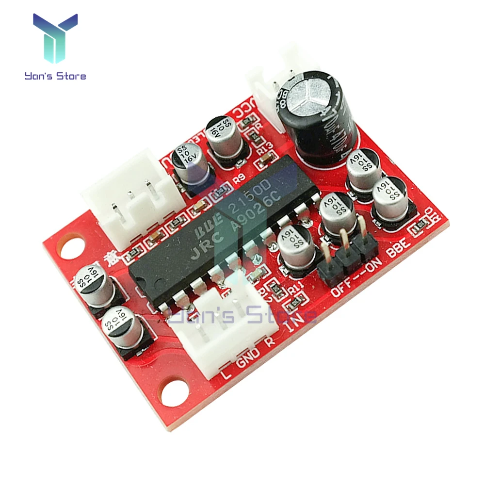 

NJM2150 BBE Tone Preamplifier Board Sound Effect Exciter Improve Treble Bass Amp JRC2150