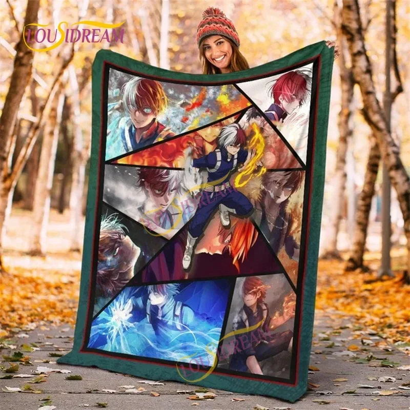 Фланелевое Одеяло Katsuki Bakugo My Hero Academia Midosuji Izuku Аниме Плюшевое Постельное Белье Для