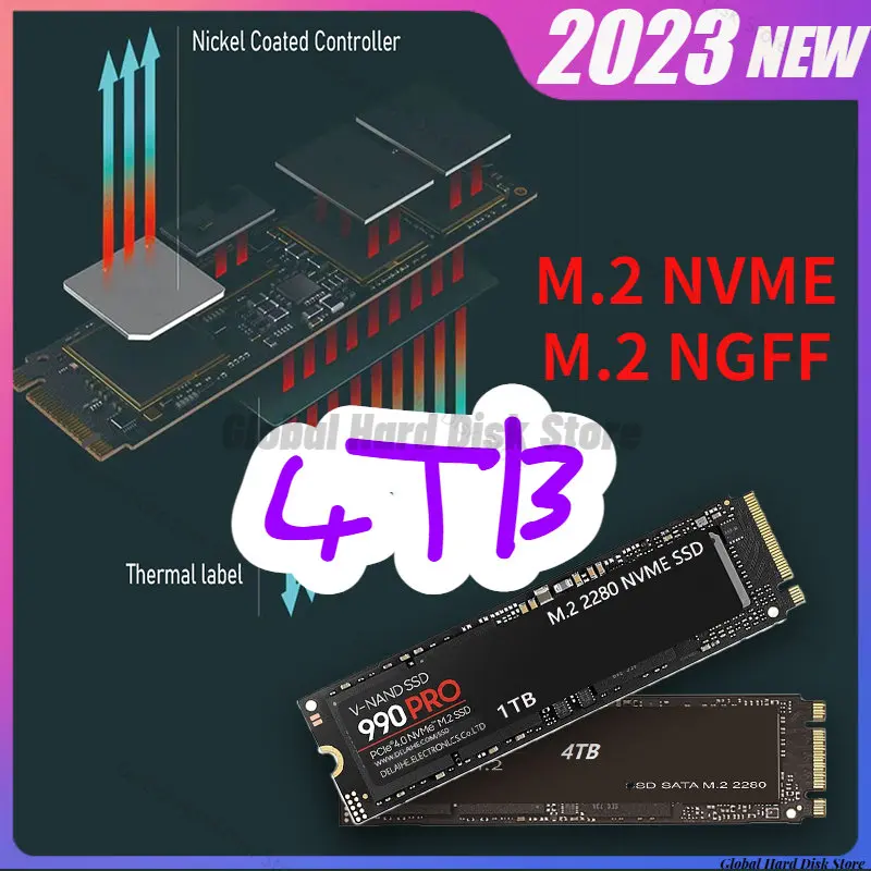

4 ТБ SSD 2280 портативный NVMe 1 ТБ 2 ТБ NGFF HDD M.2 SATA 3 NGFF жесткий диск для ноутбука/настольного компьютера/mac hd 1 ТБ pra pc