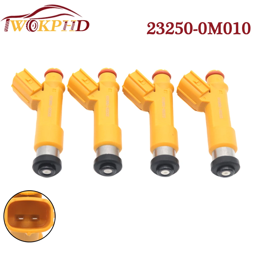 4 шт. новые автомобильные топливные форсунки 23209-0M010 для Toyota Yaris Asia 06-09 14-16 VIOS 07-10 1NZFZ