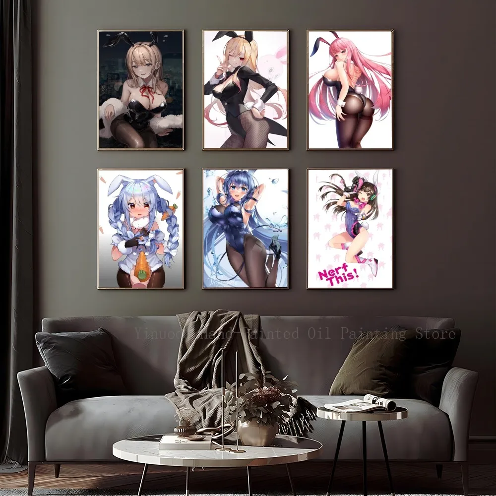 

Bunny Suit Gril Poster Paper Print Home Living Room Bedroom Entrance Bar Restaurant Cafe Art Painting Decoration