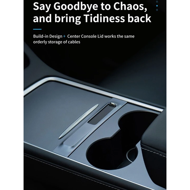 Быстрое зарядное устройство для Tesla Model 3/Y 2021-2022 интеллектуальная док-станция USB