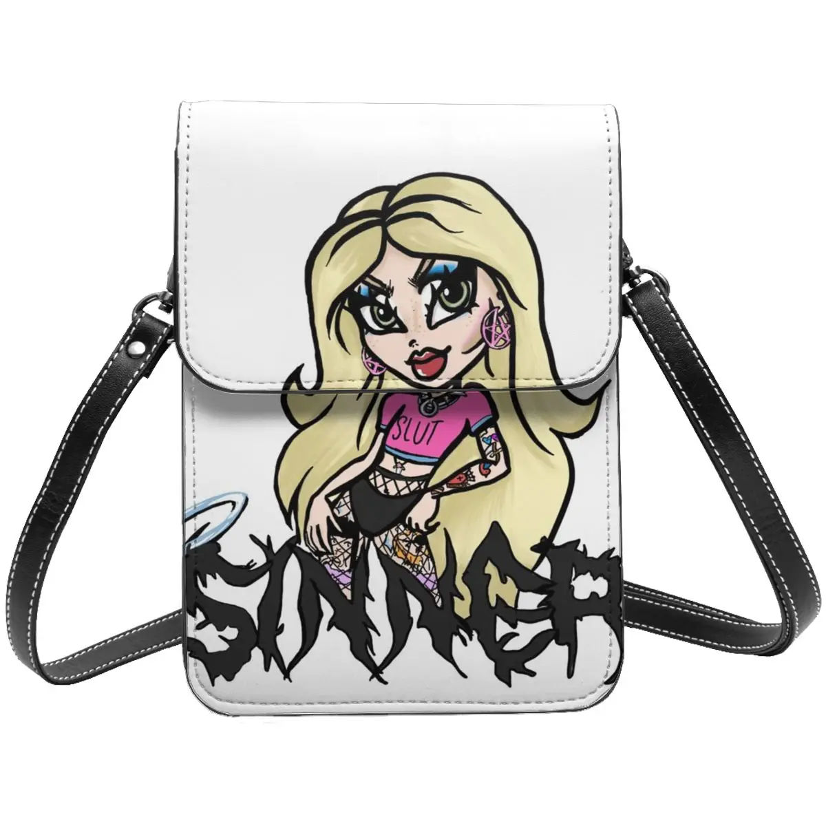 

Сумка на плечо MARLA brразы женская, стильная модная офисная сумка под кожу с ангелом для макияжа