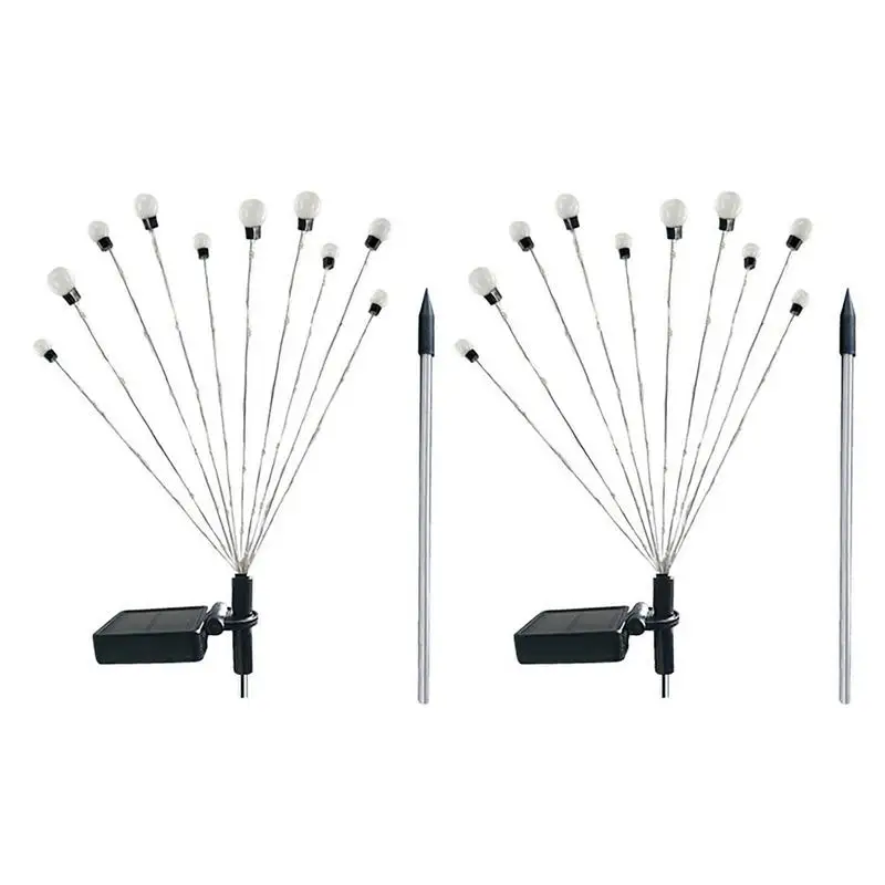 

Solar Garden Lights 10 LED Solar Firefly Lights Solar Outdoor Lights Waterproof Simulation Firefly Garden Decor For Outside