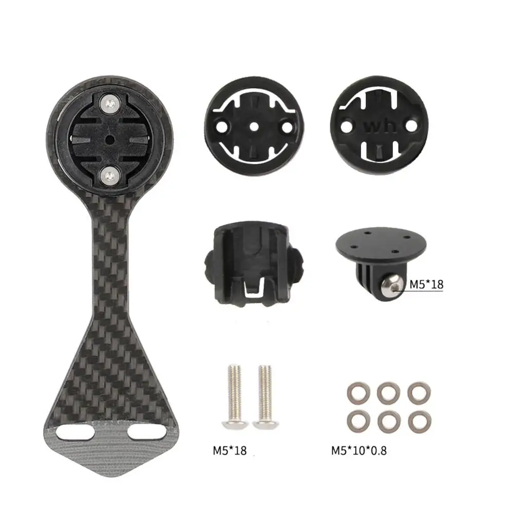 

Bicycle Stopwatch Speedometer Holder Carbon Fiber Road Bike Mount Holder Stand Compatible For Garmin Bryton Igps