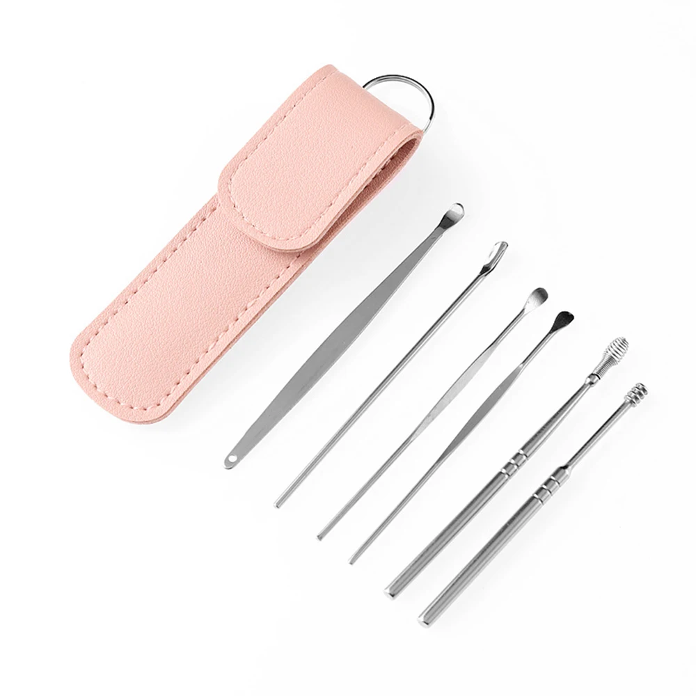 

6 шт./компл., ухочистка из нержавеющей стали