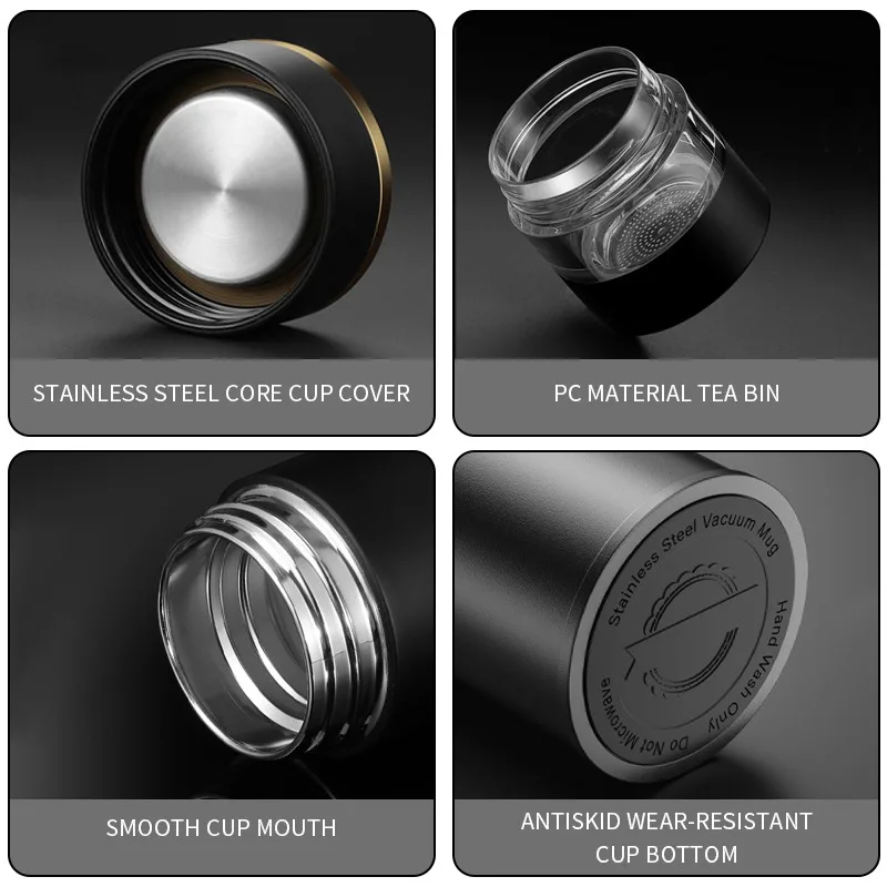 Для Tesla Model3 2019 2020 2021 500 мл Умная термокружка для кофе с дисплеем температуры из нержавеющей стали и вакуумным герметичным стаканом.