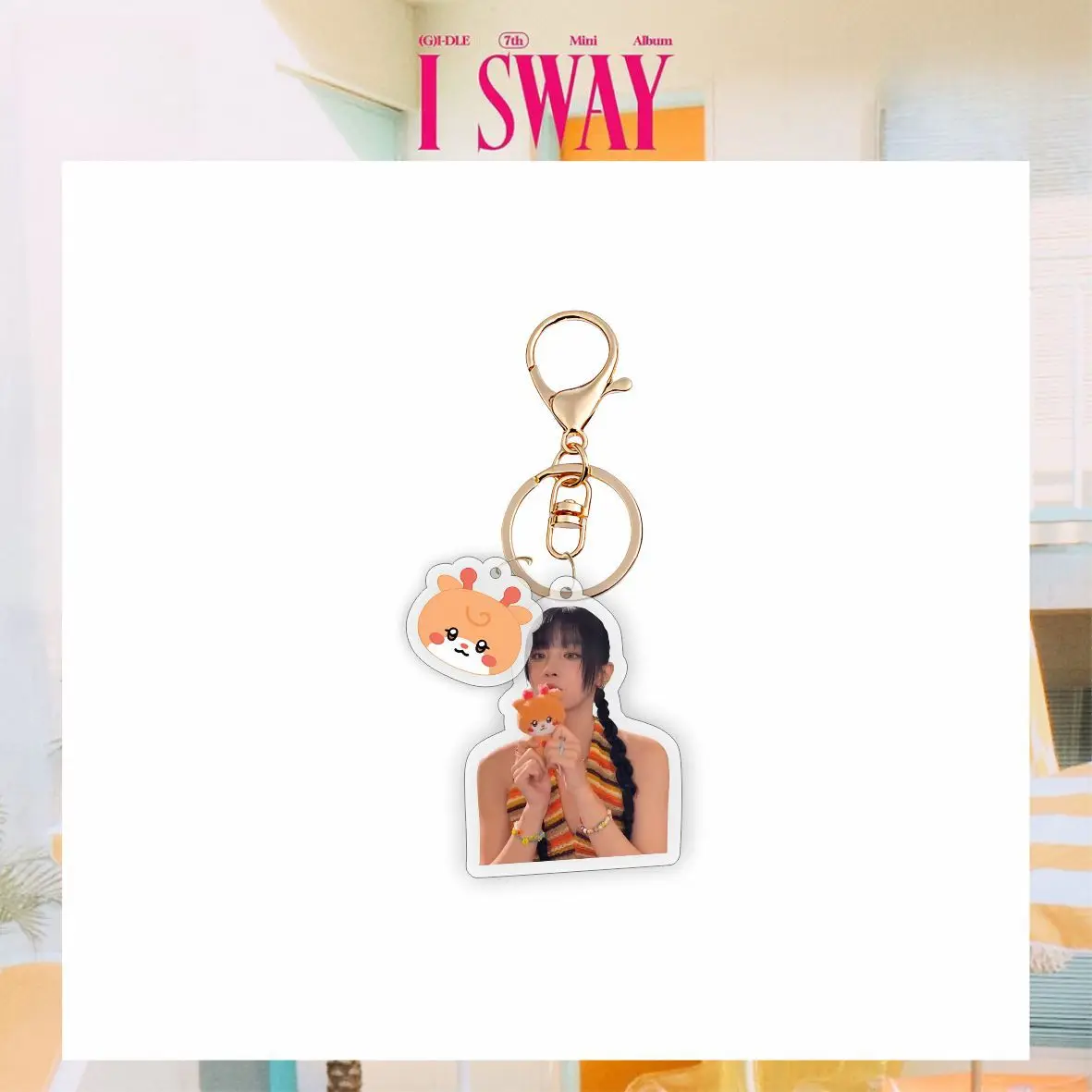 Kpop (G)I-DLE 7-й мини-альбом I SWAY Keychain ShuHua Soyeon акриловая подвеска рюкзак аксессуары