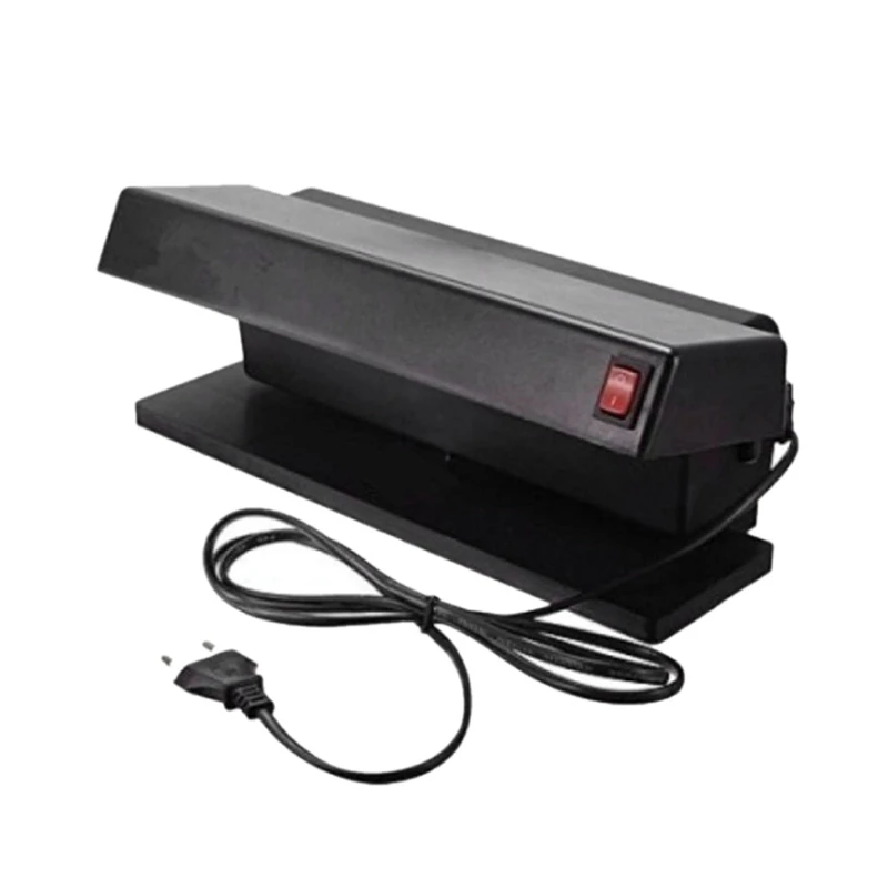 

Portable Multi-Currency Counterfeit Bill Money Detector Ultraviolet Dual UV Light Detection Machine TK2028, EU Plug