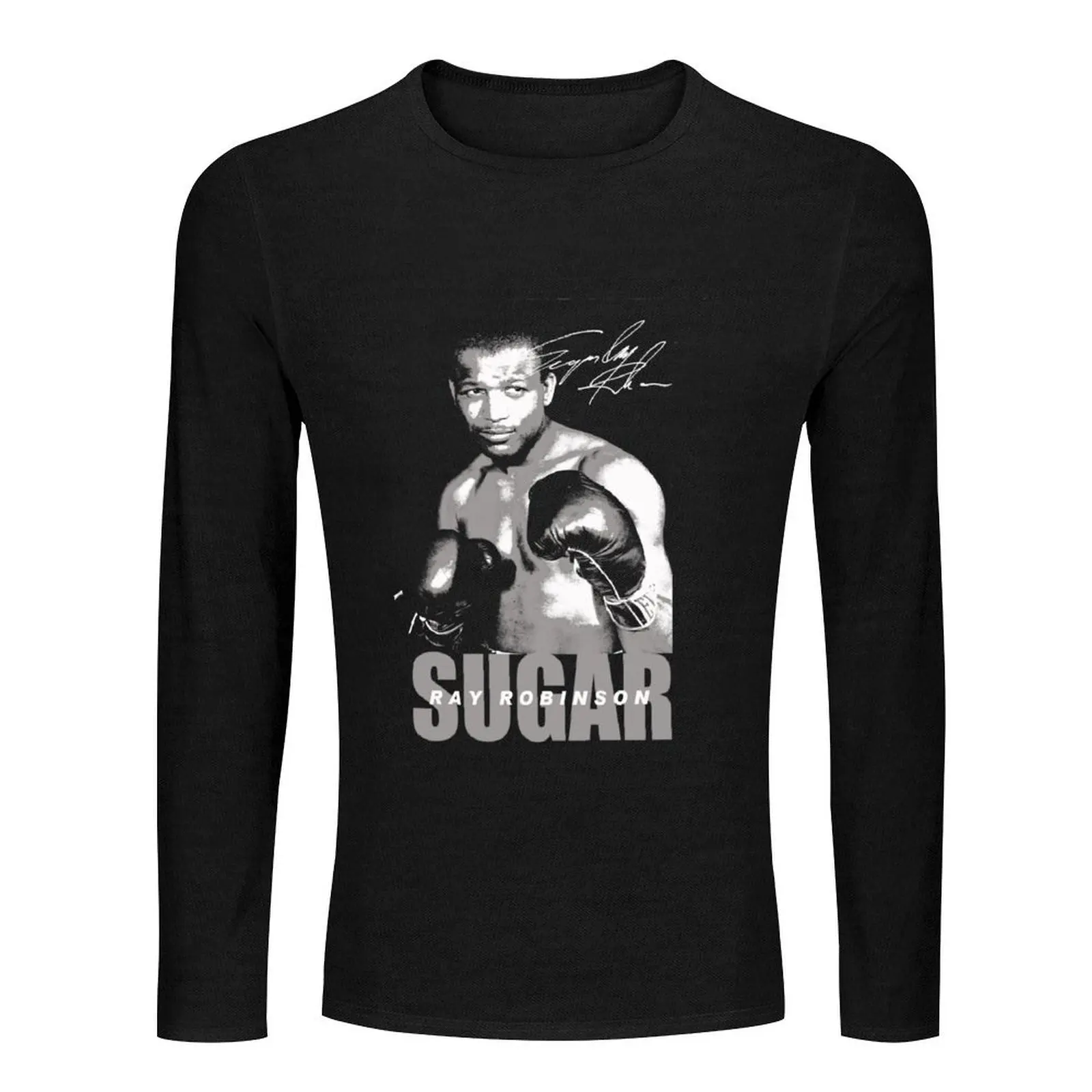 Длинная футболка сахарного луча Робинсона простая футболки по индивидуальному