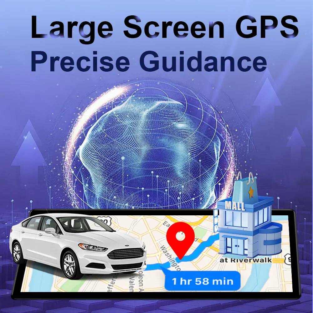 Фото 12,3-дюймовый GPS-навигатор с CarPlay, мультимедийный проигрыватель на Android 16, аудио, разделенный экран, автомобильная магнитола для Opel Corsa D 2007-2012, BT, 4G, DSP, Wi-Fi №3
