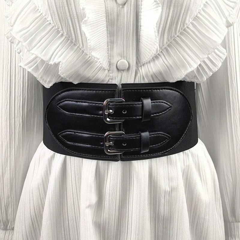 

HXBA Punk Body Waist Corset Belt Fashion Black Adjustable Waist Belt Strappy Body Accessories Jewelry for Women and Girls