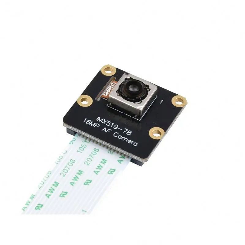 Фото Камера Waveshare IMX519-78 16MP с автофокусом, высококачественная камера для Raspberry Pi №1