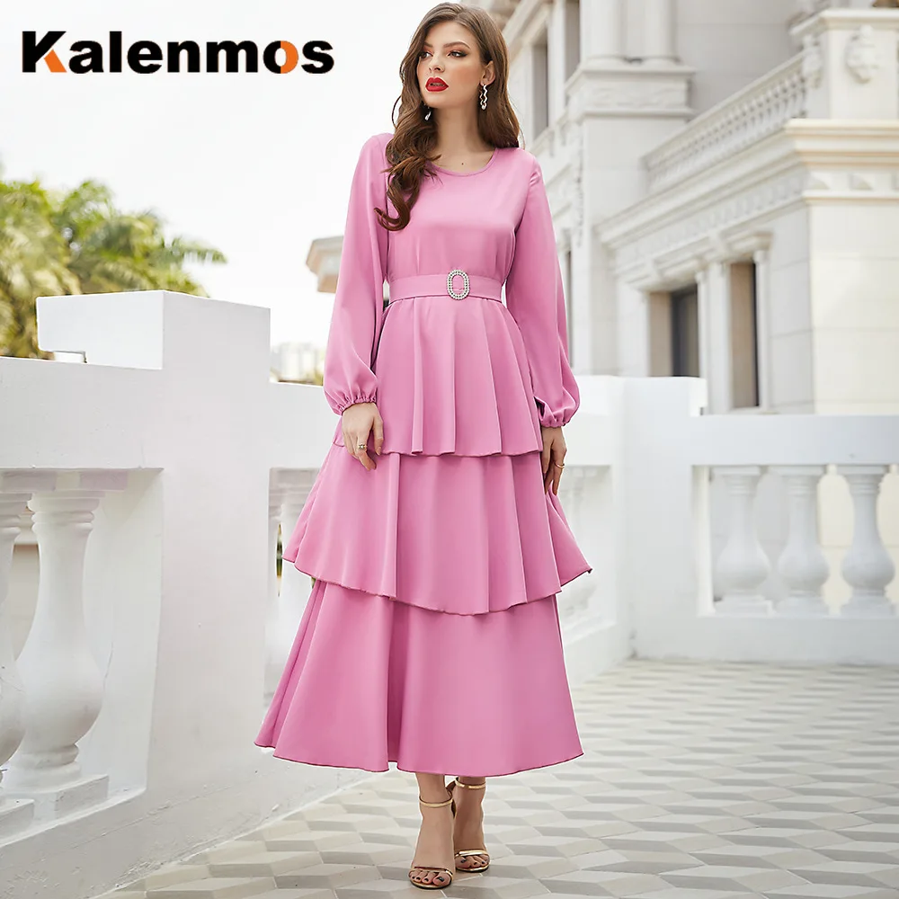 

Dubai Arab Muslim Abaya Dress Women Modest Kimono Print Moroccan Kaftan Islam Maxi Dresses Islamic Clothing Plus Size Party