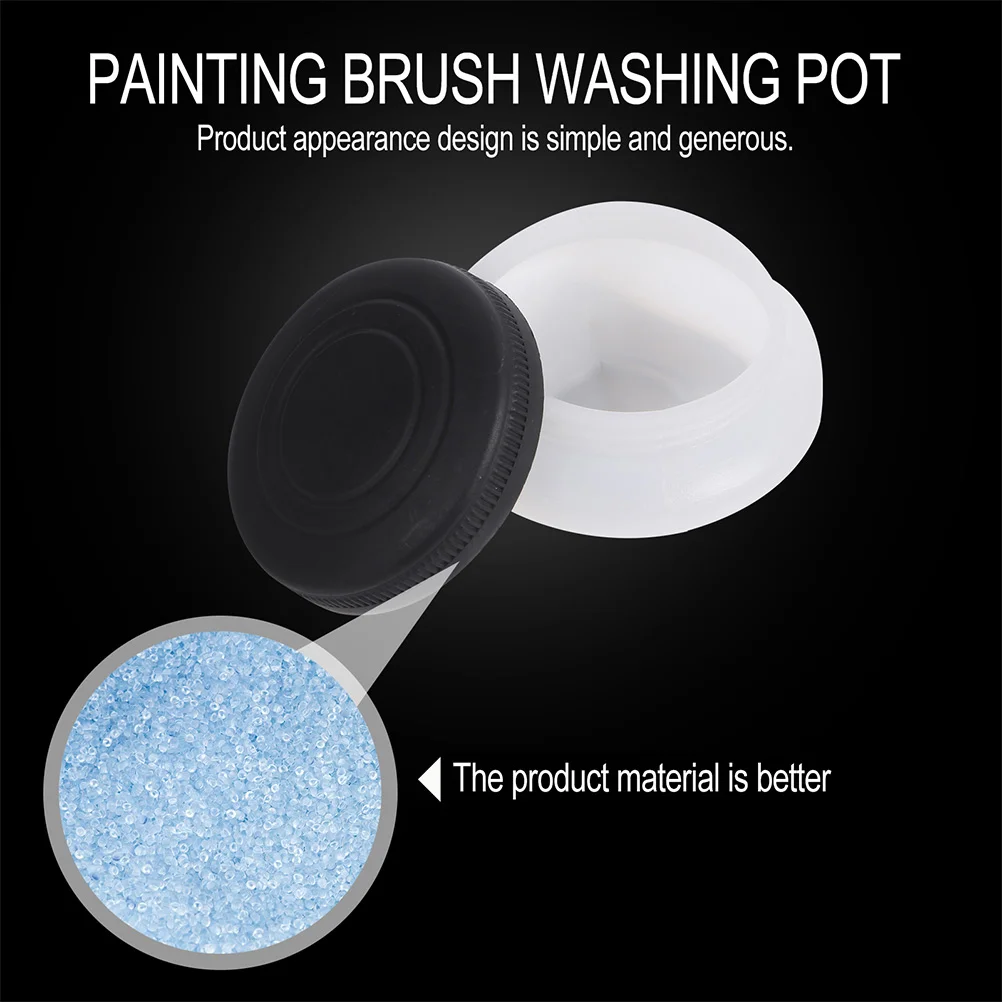 2 шт. цветной горшок для карандашей держатель чистки кистей палитры масляной