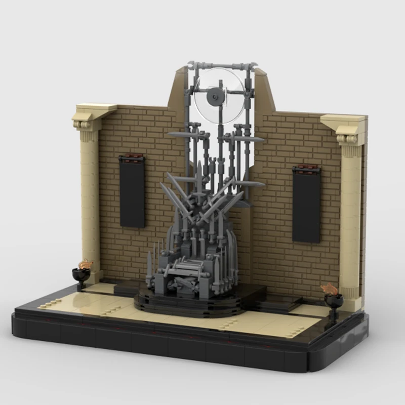 

NEW 695PCS thrones game Movie Series MOC Modular Iron Throne model DIY creative ideas Children Toy birthday Gift Building Blocks